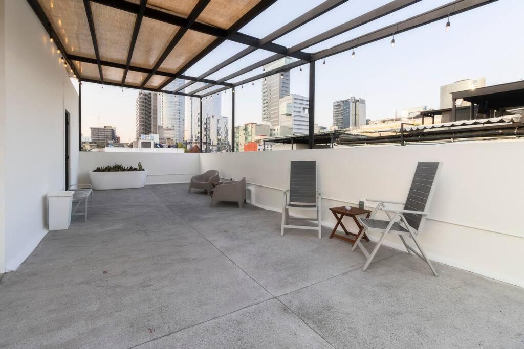 L203 New Studio Apt 1Bdrm 1Bath Ac Rooftop Villa Mexico City Exterior photo